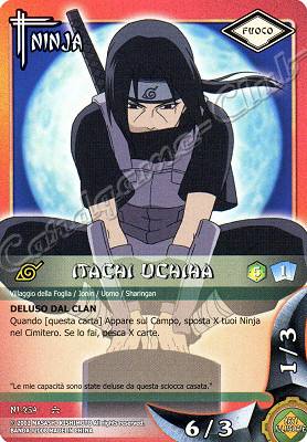 NI-259 Itachi Uchiha comune -NEAR MINT-