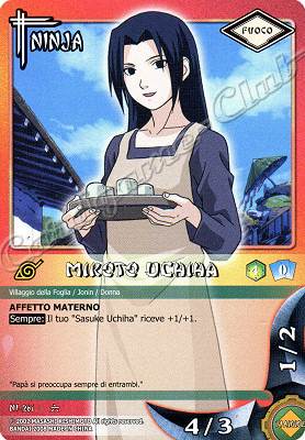 NI-261 Mikoto Uchiha comune -NEAR MINT-