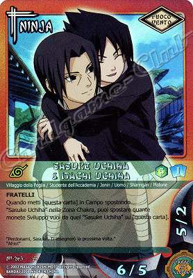 NI-263 Sasuke Uchiha & Itachi Uchiha rara foil -NEAR MINT-