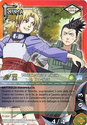 NI-264 Shikamaru Nara & Temari non comune -NEAR MINT-