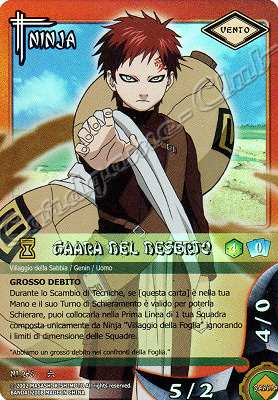 NI-268 Gaara del Deserto ultra rara foil -NEAR MINT-