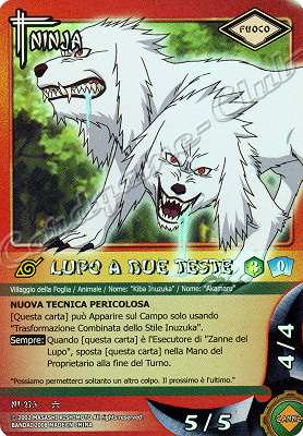 NI-273 Lupo a due Teste rara foil -NEAR MINT-