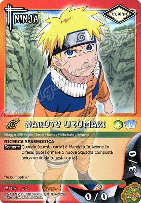 NI-274 Naruto Uzumaki comune -NEAR MINT-
