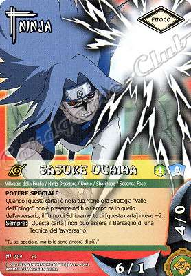 NI-289 Sasuke Uchiha non comune -NEAR MINT-