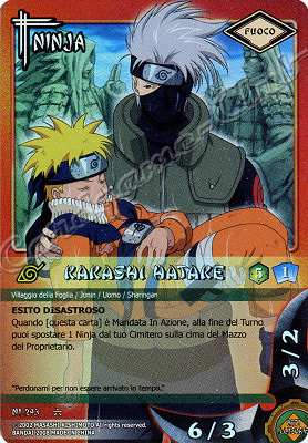 NI-293 Kakashi Hatake rara foil -NEAR MINT-