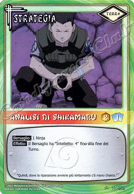 ST-232 Analisi di Shikamaru non comune -NEAR MINT-