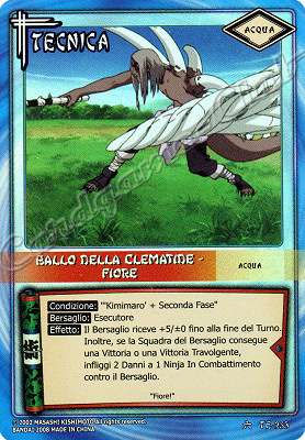 TE-253 Ballo della clematide-Fiore ultra rara foil -NEAR MINT-