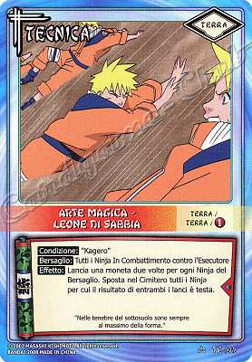 TE-272 Arte magica-Leone di sabbia comune -NEAR MINT-