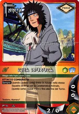 NI28 Kiba Inuzuka comune -NEAR MINT-