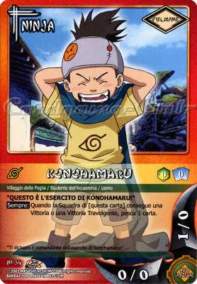 NI34 Konohamaru comune -NEAR MINT-