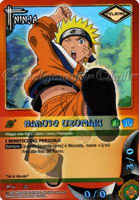 NI61 Naruto Uzumaki rara foil -NEAR MINT-