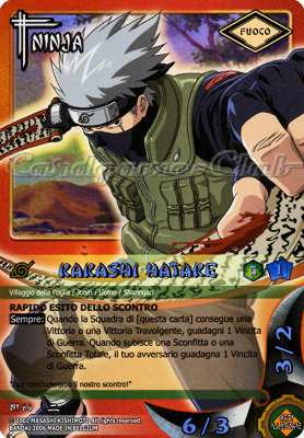 NI64 Kakashi Hatake ultra rara foil -NEAR MINT-