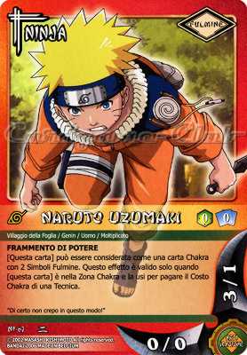 NI67 Naruto Uzumaki comune -NEAR MINT-