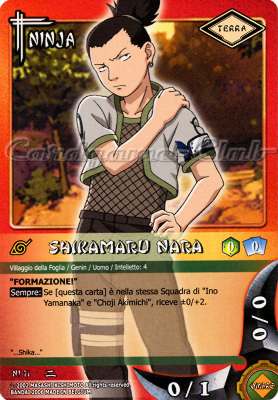 NI71 Shikamaru Nara non comune -NEAR MINT-