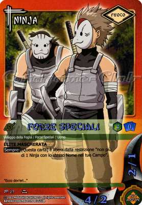 NI82 Forze speciali rara foil -NEAR MINT-