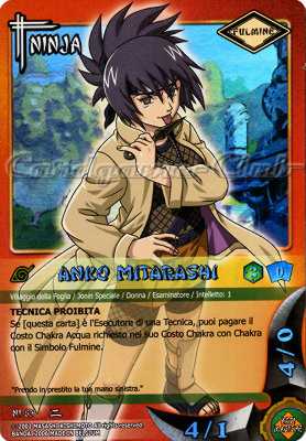 NI83 Anko Mitarashi rara foil -NEAR MINT-