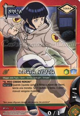 NI93 Hinata Hyuga non comune -NEAR MINT-