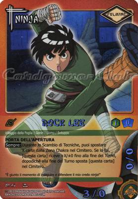 NI94 Rock Lee ultra rara foil -NEAR MINT-