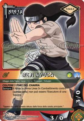 NI95 Neji Hyuga non comune -NEAR MINT-