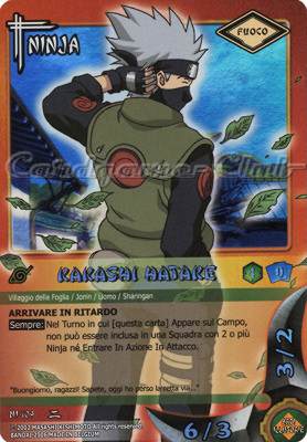 NI109 Kakashi Hatake rara foil -NEAR MINT-
