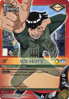 NI110 Gai Maito comune -NEAR MINT-