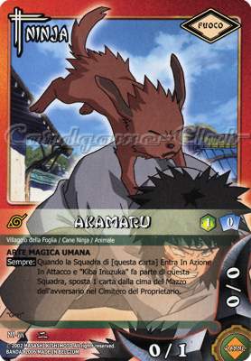 NI111 Akamaru comune -NEAR MINT-