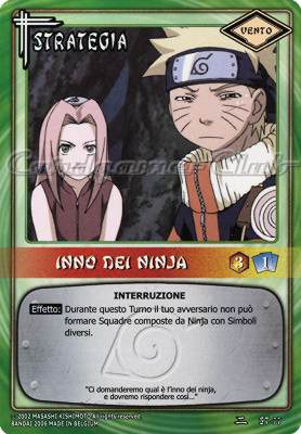 ST77 Inno dei ninja comune -NEAR MINT-