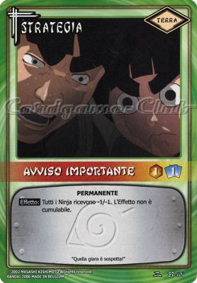 ST101 Avviso importante comune -NEAR MINT-