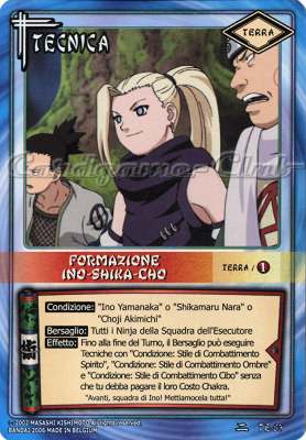 TE83 Formazione Ino-Shika-Cho non comune -NEAR MINT-