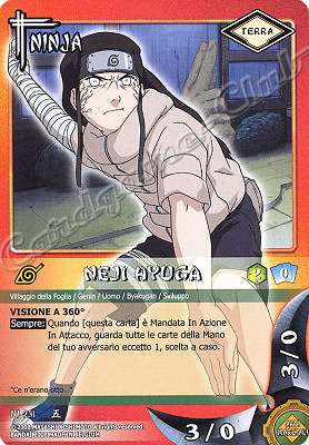 NI-231 Neji Hyuga comune -NEAR MINT-
