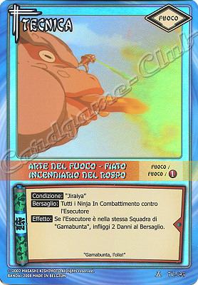 TE-195 Arte del fuoco-Fiato incendiario del rospo rara foil -NEAR MINT-