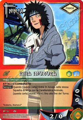 NI28 Kiba Inuzuka comune -NEAR MINT-