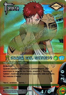 NI145 Gaara del Deserto rara foil -NEAR MINT-