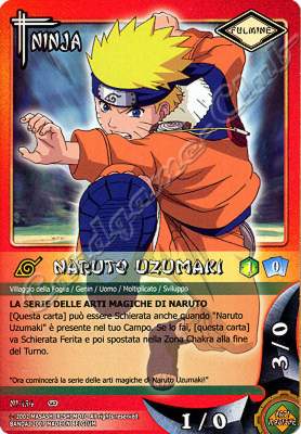 NI154 Naruto Uzumaki comune -NEAR MINT-