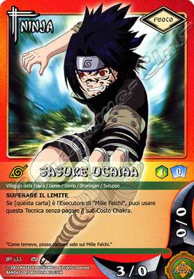 NI155 Sasuke Uchiha comune -NEAR MINT-