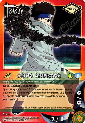 NI156 Shino Aburame comune -NEAR MINT-