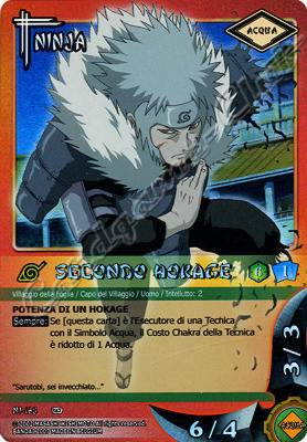 NI168 Secondo Hokage ultra rara foil -NEAR MINT-