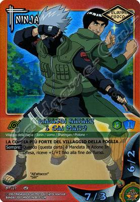 NI172 Kakashi Hatake & Gai Maito ultra rara foil -NEAR MINT-