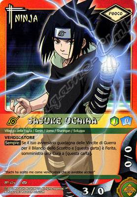 NI174 Sasuke Uchiha non comune -NEAR MINT-