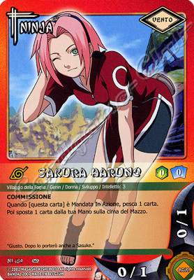 NI189 Sakura Haruno comune -NEAR MINT-
