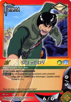 NI193 Gai Maito non comune -NEAR MINT-