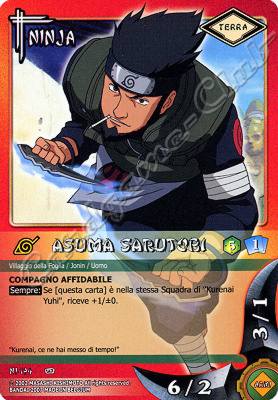 NI194 Asuma Sarutobi comune -NEAR MINT-