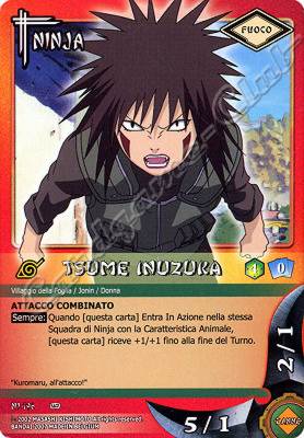 NI196 Tsume Inuzuka comune -NEAR MINT-