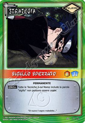 ST151 Sigillo spezzato non comune -NEAR MINT-