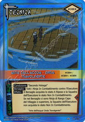 TE153 Arte dell'acqua-Onda travolgente rara foil -NEAR MINT-