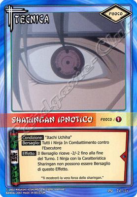 TE176 Sharingan ipnotico comune -NEAR MINT-