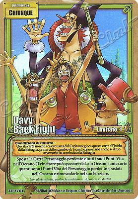 TD-W01 Davy Back Fight rara foil -NEAR MINT-