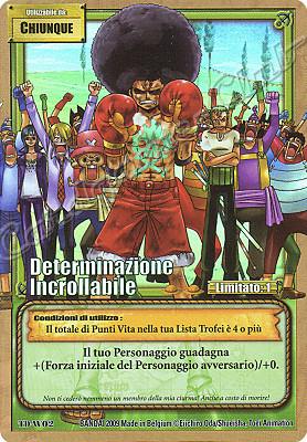 TD-W02 Determinazione Incrollabile rara foil -NEAR MINT-