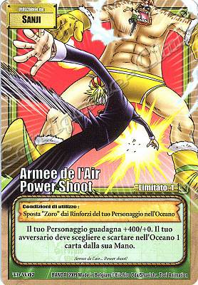 TD-W07 Armee de l'Air Power Shoot comune -NEAR MINT-