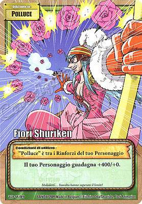 TD-W09 Fiori Shuriken comune -NEAR MINT-